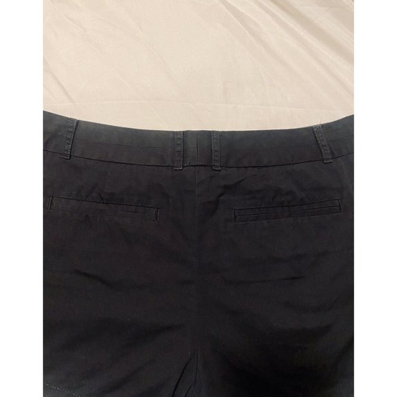 J.Crew- Black Chino Shorts Size 6 - Picture 5 of 9